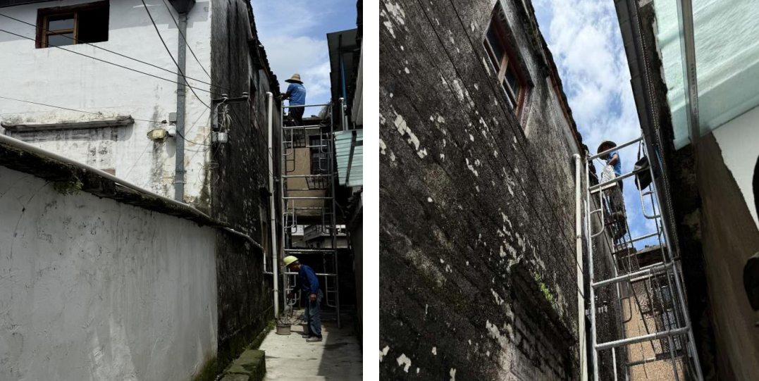 暴雨中的國(guó)企守護(hù)——村企聯(lián)動(dòng)譜寫古建新生協(xié)奏曲