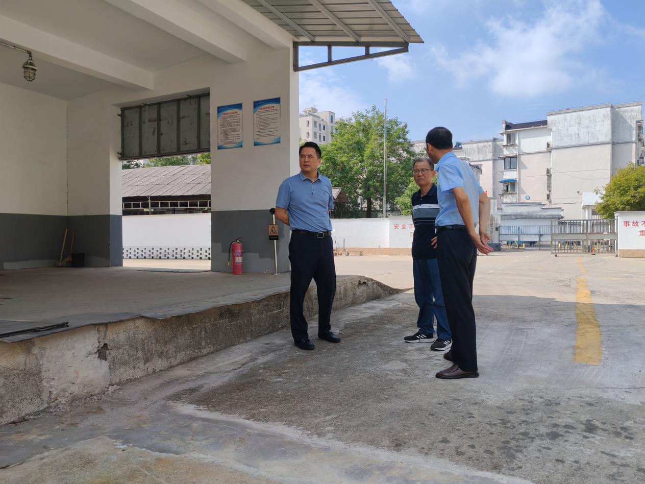 區(qū)國投集團開展國慶中秋節(jié)前安全檢查工作